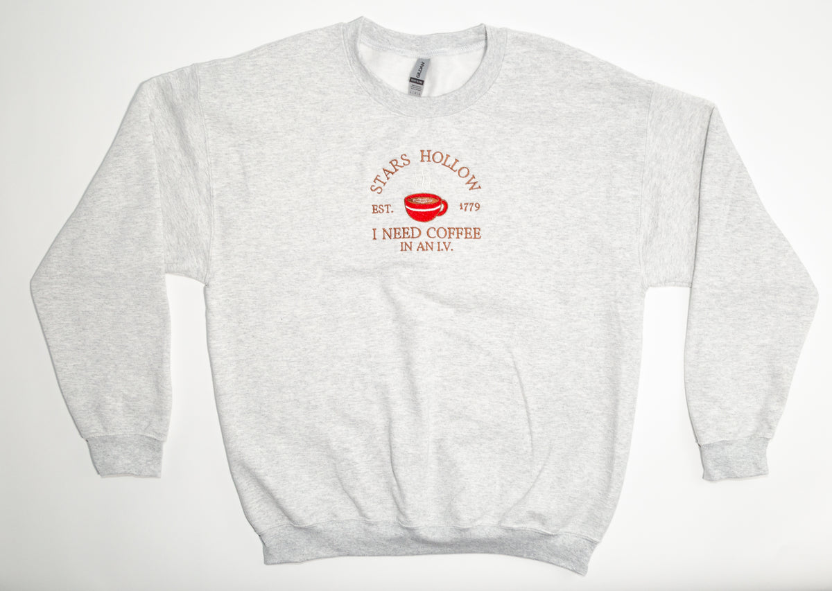 I Need Coffee Stars Hollow Crewneck