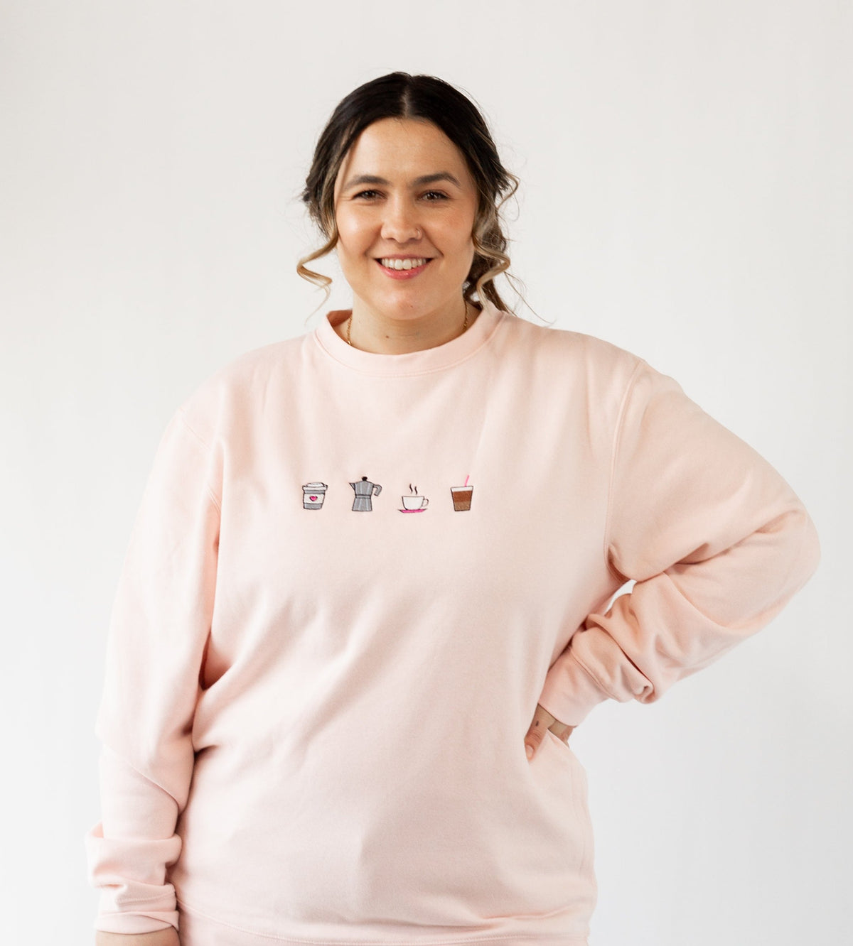 Coffee Club Crew Sweater
