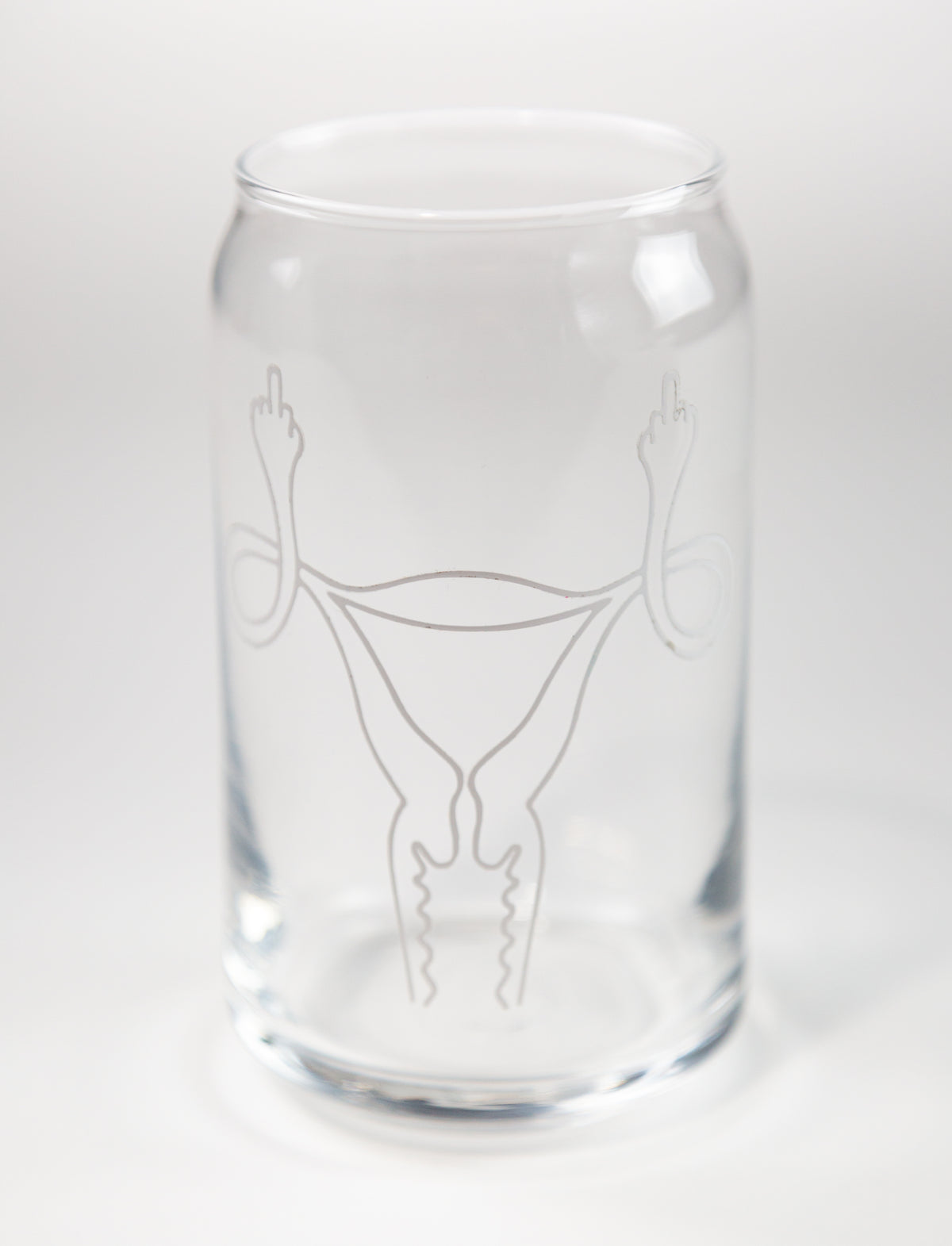 Uterus Glass Can Cup