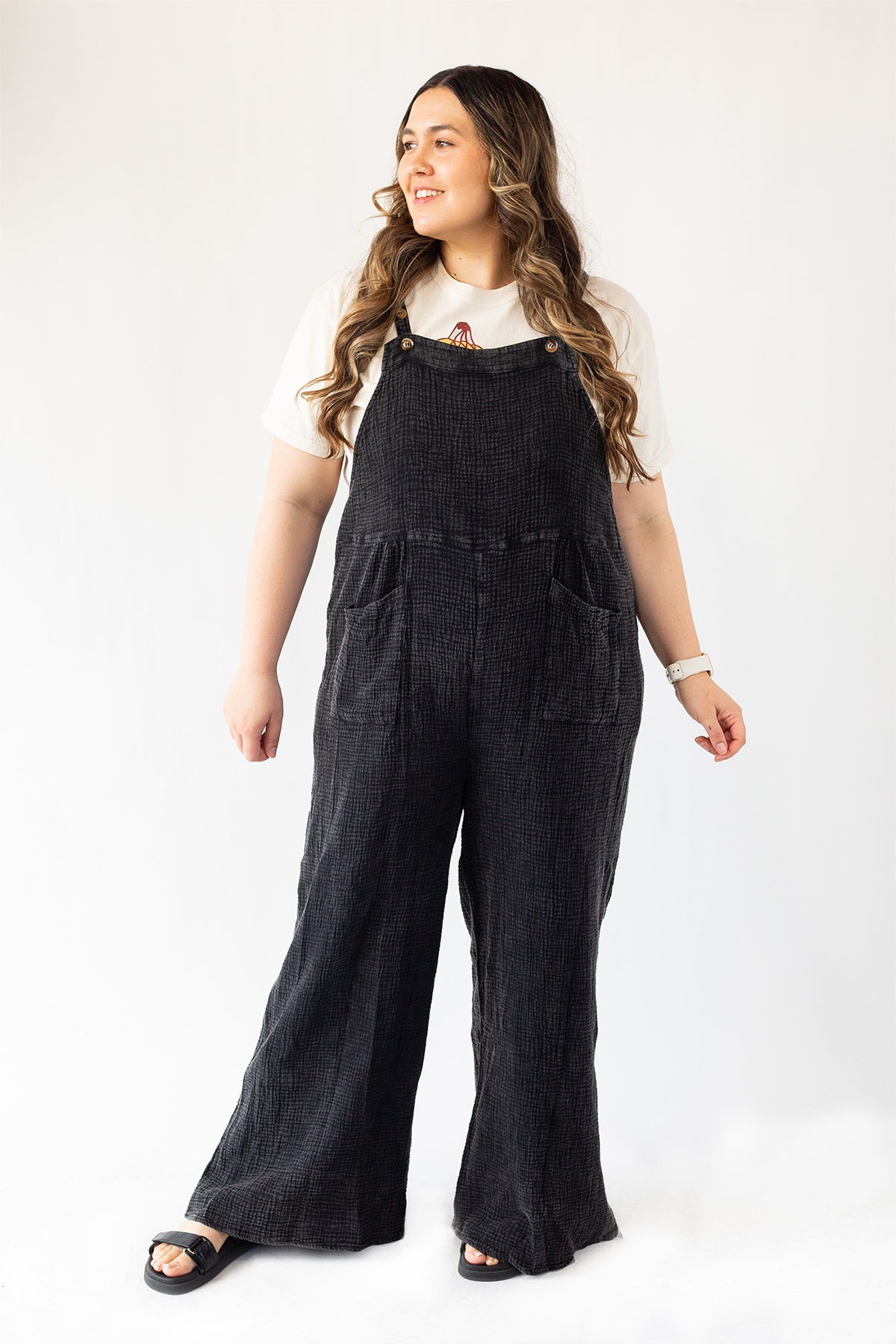 Mineral Washed Overalls