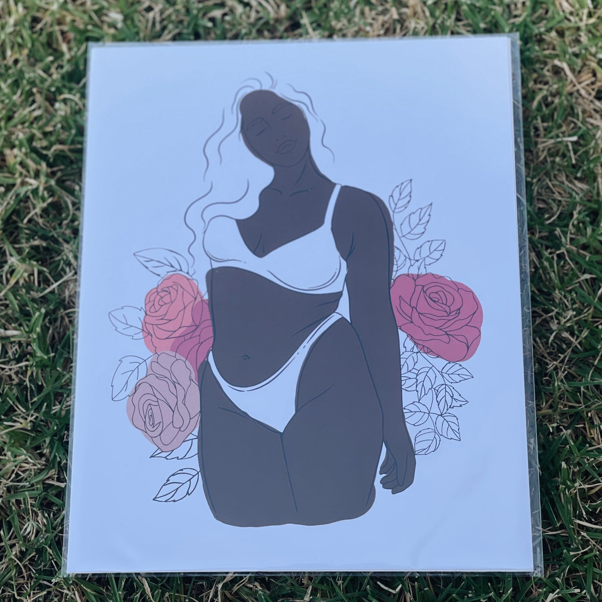 Calliope Woman Line Art Print