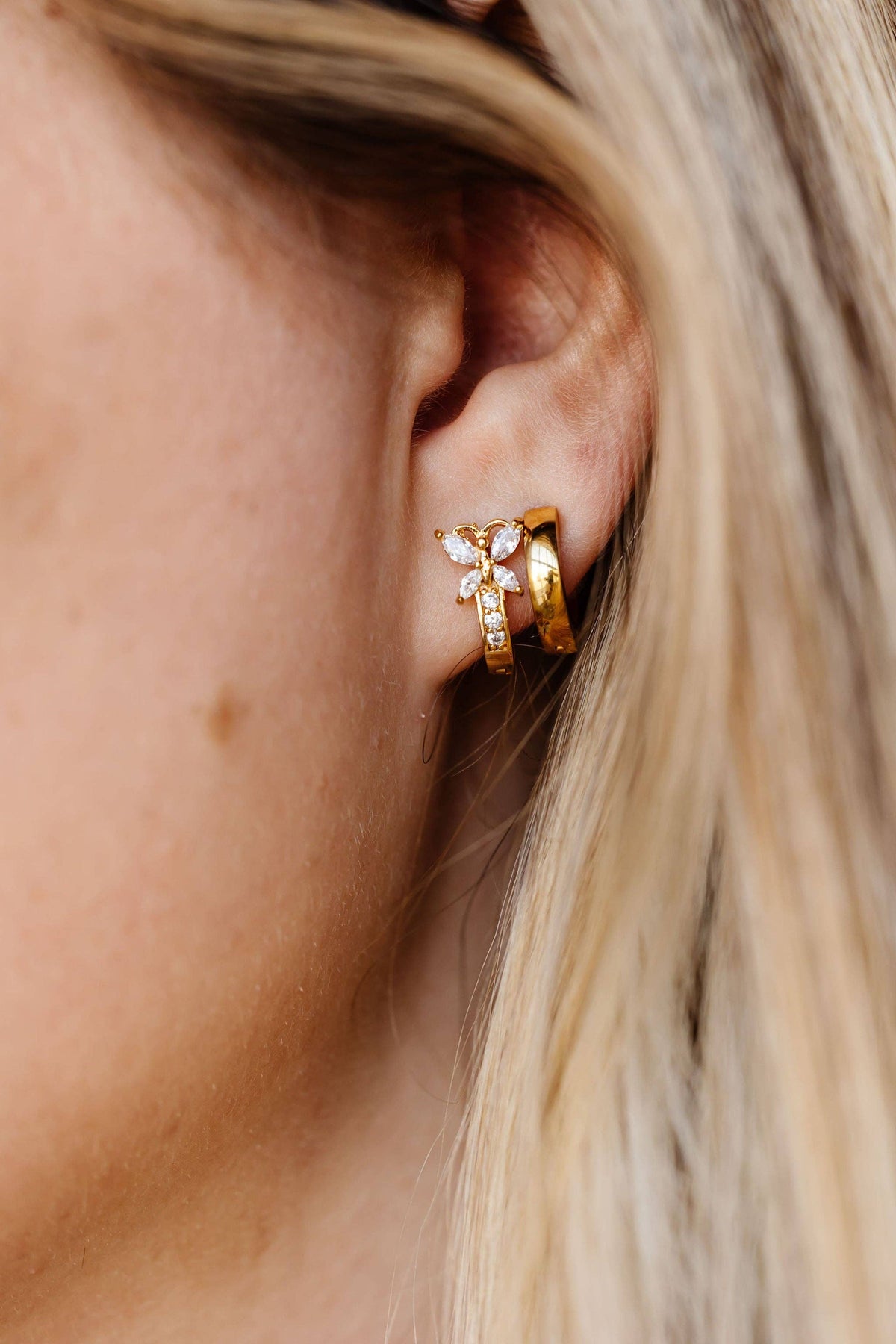 Chrysalis Hoop Earrings