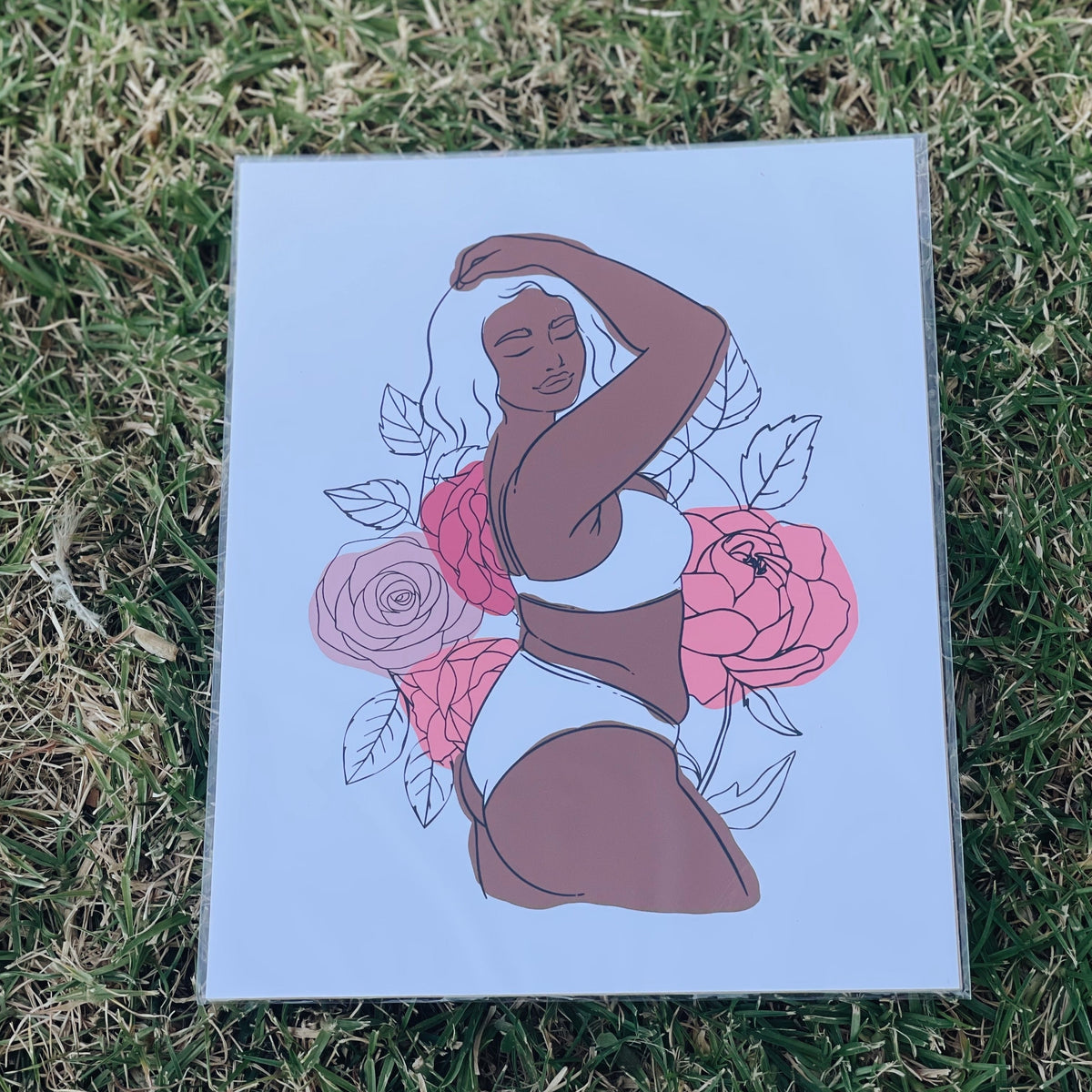 Maribel Woman Line Art Print