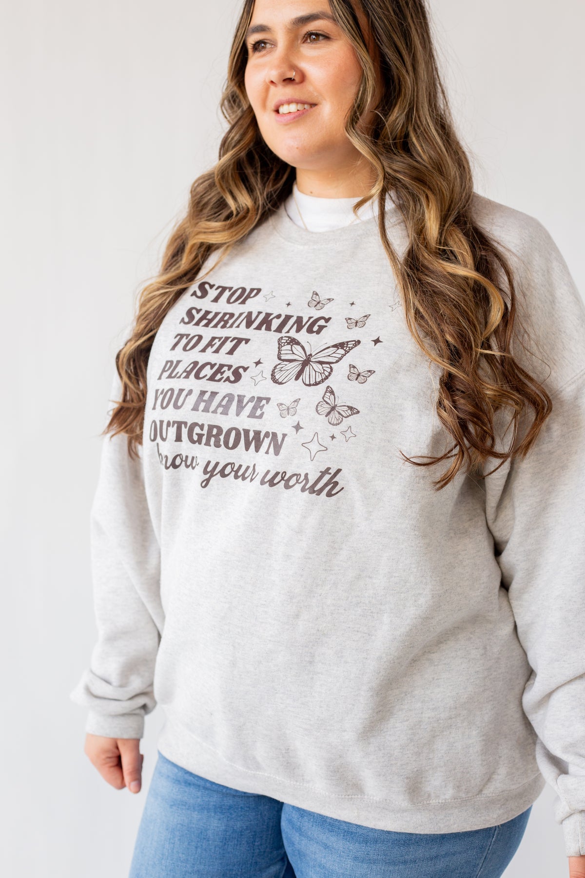 Know Your Worth Crewneck Sweater