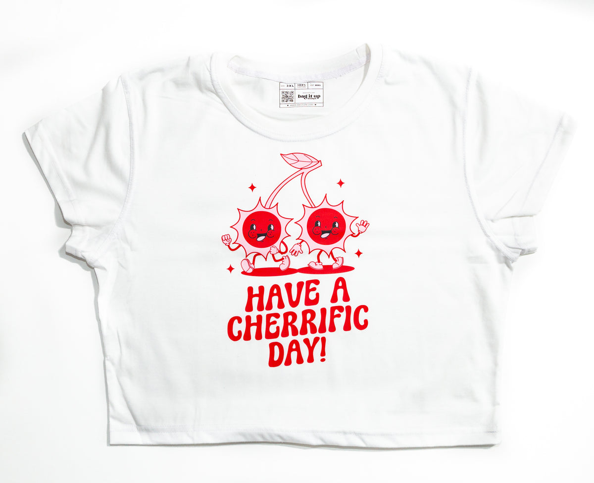 Cherrific Day Crop Tee