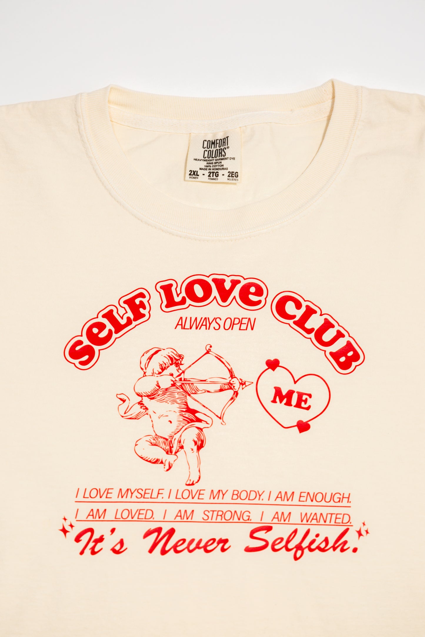 Self Love Club Cropped Tee