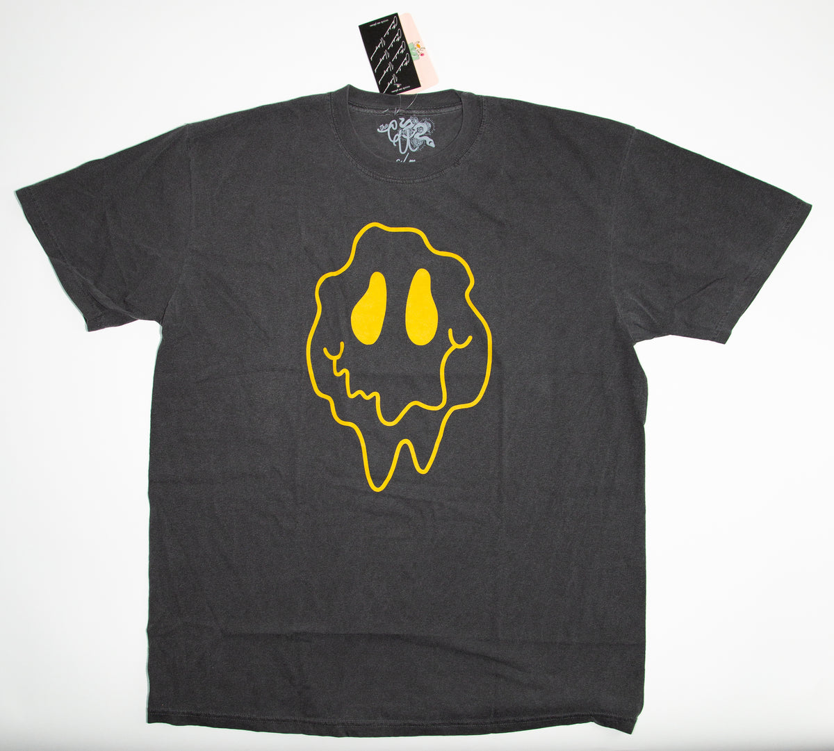 Trippy Smiley Face Oversized Tee