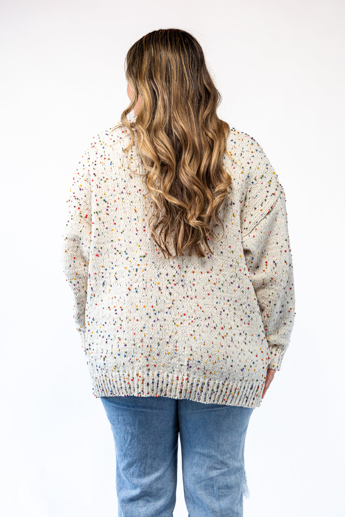 Confetti Sprinkled Cardigan – Bag It Up Boutique