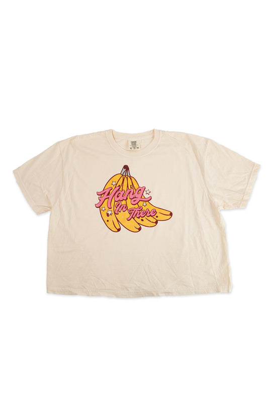 Hang in There Banana Cropped Tee