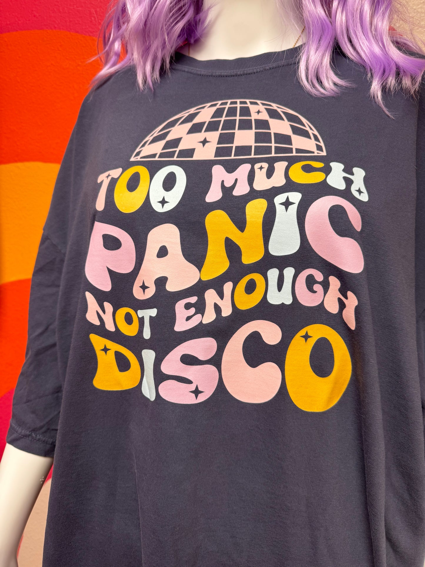 Too Much Panic Not Enough Disco Tee