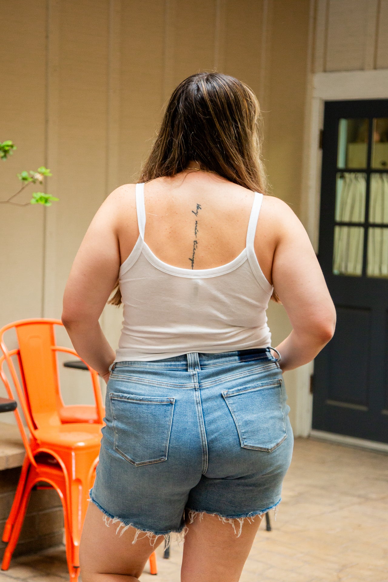 High Rise Midi Mom Jean Shorts – Bag It Up Boutique