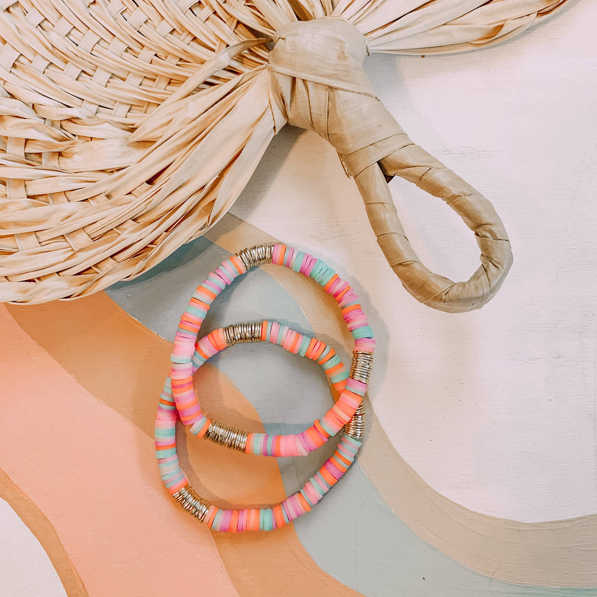 Groovy Shell Stack Bracelet