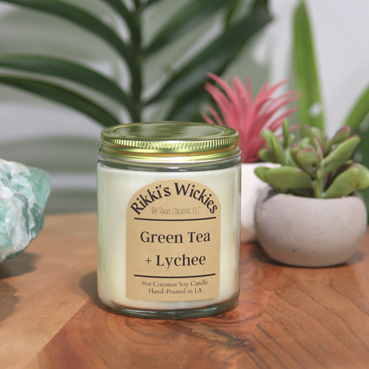 Green Tea & Lychee Candle