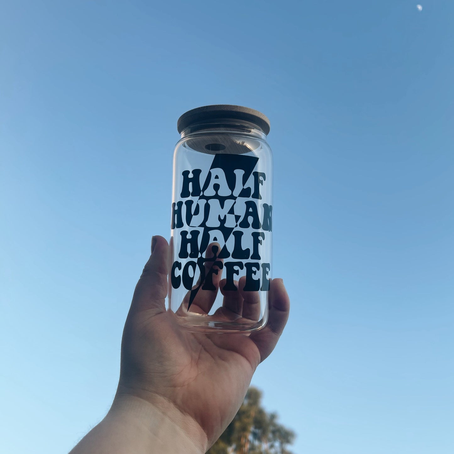 Half Human Half Coffee Cup